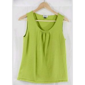 Tahari Green Sleevless Size 12